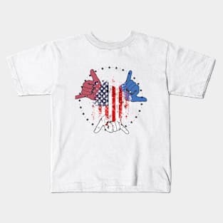 Hang Loose America Kids T-Shirt